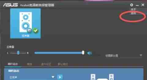 Realtek 高清音频管理器怎么设置隐藏-Realtek 高清音频管理器设置隐藏的方法
