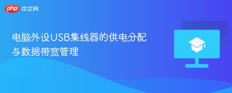 电脑外设USB集线器的供电分配与数据带宽管理