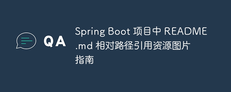 Spring Boot 项目 README 图片路径引用指南