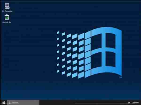 Win10复古UI概念图：重回1990年