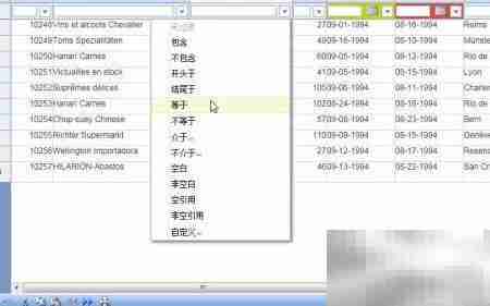 Spread Studio图表过滤定制