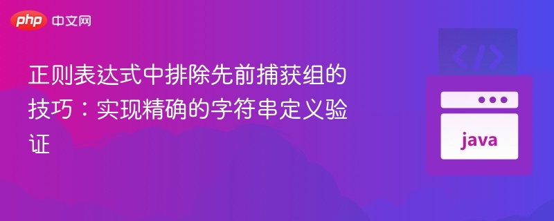正则表达式排除捕获组技巧详解