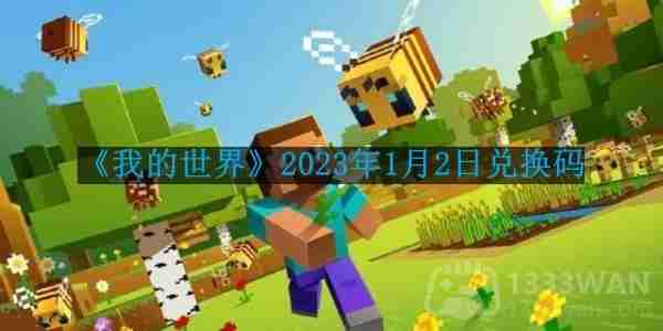 我的世界2023年1月2日有哪些兑换码-2023年1月2日兑换码