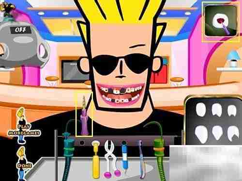 约翰尼看牙医通关攻略