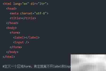 HTML中表单的使用方法