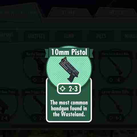 辐射避难所武器普通武器图鉴
