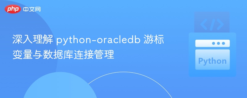Python-oracledb 游标与连接管理详解
