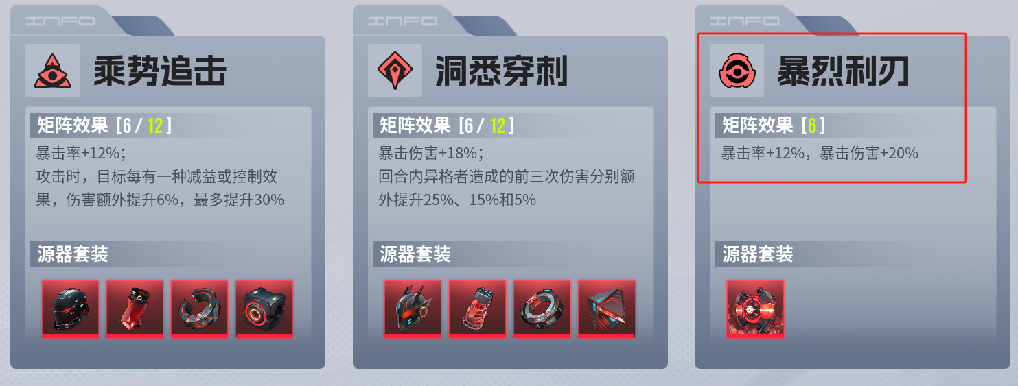 《伊瑟》配装系统智壳与源器板块介绍