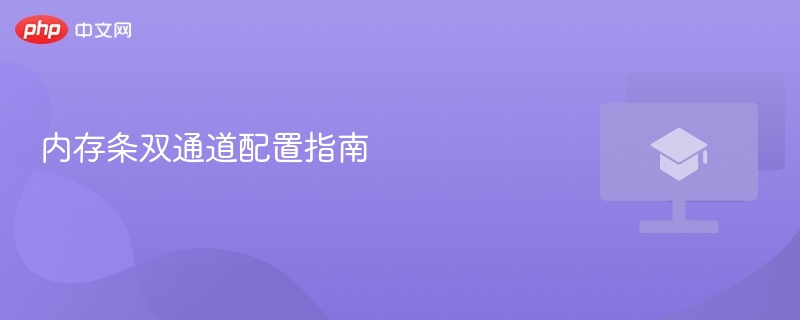 内存条双通道配置指南