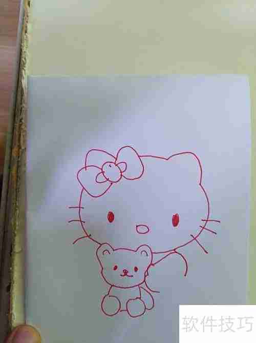 简笔画Hello Kitty教程