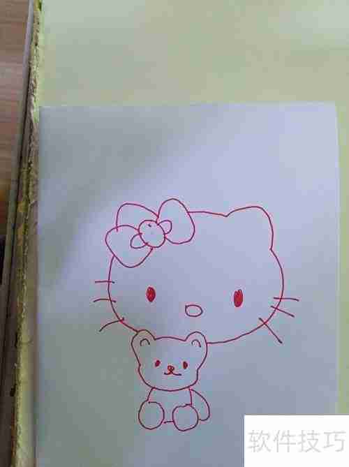 简笔画Hello Kitty教程