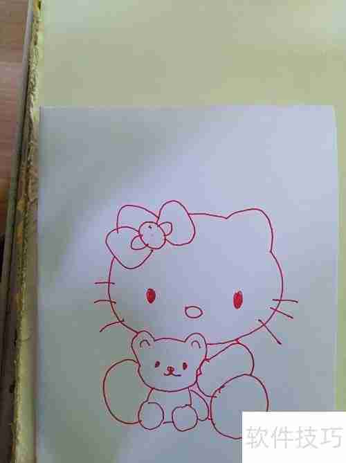 简笔画Hello Kitty教程