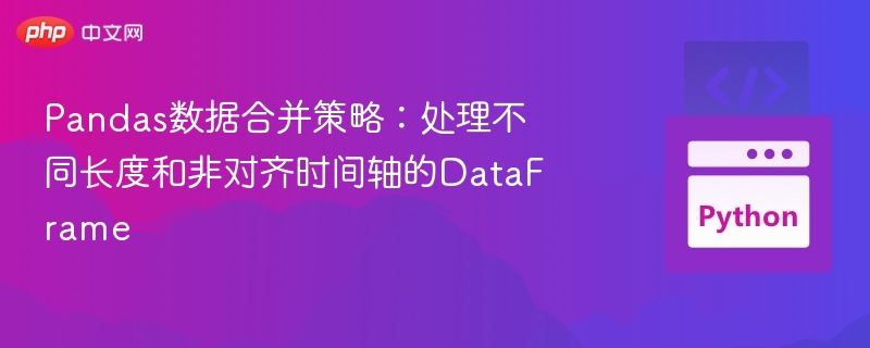 Pandas合并DataFrame技巧与方法