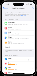 iPhone如何启用“App隐私报告”