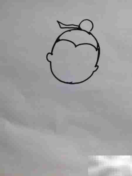 神笔马良简笔画教程