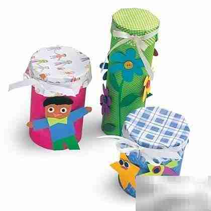 奶粉罐变身创意艺术品