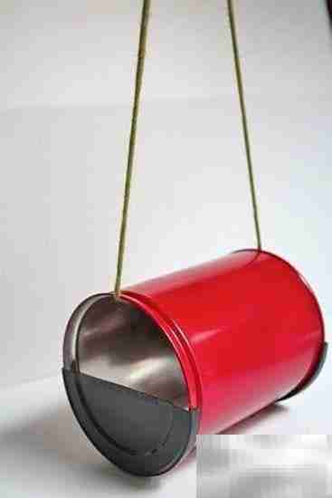 奶粉罐变身创意艺术品