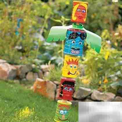 奶粉罐变身创意艺术品