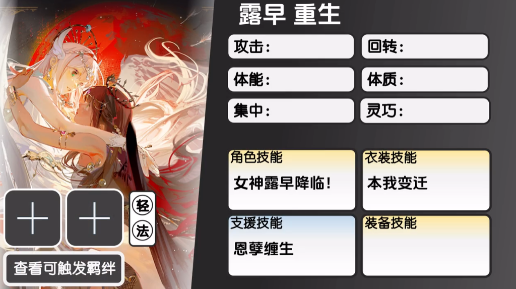 《虚环》露早强度介绍