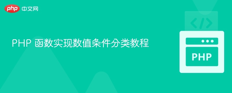 PHP数值分类函数实现教程