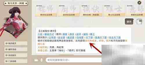 天涯明月刀身份玩法全解析