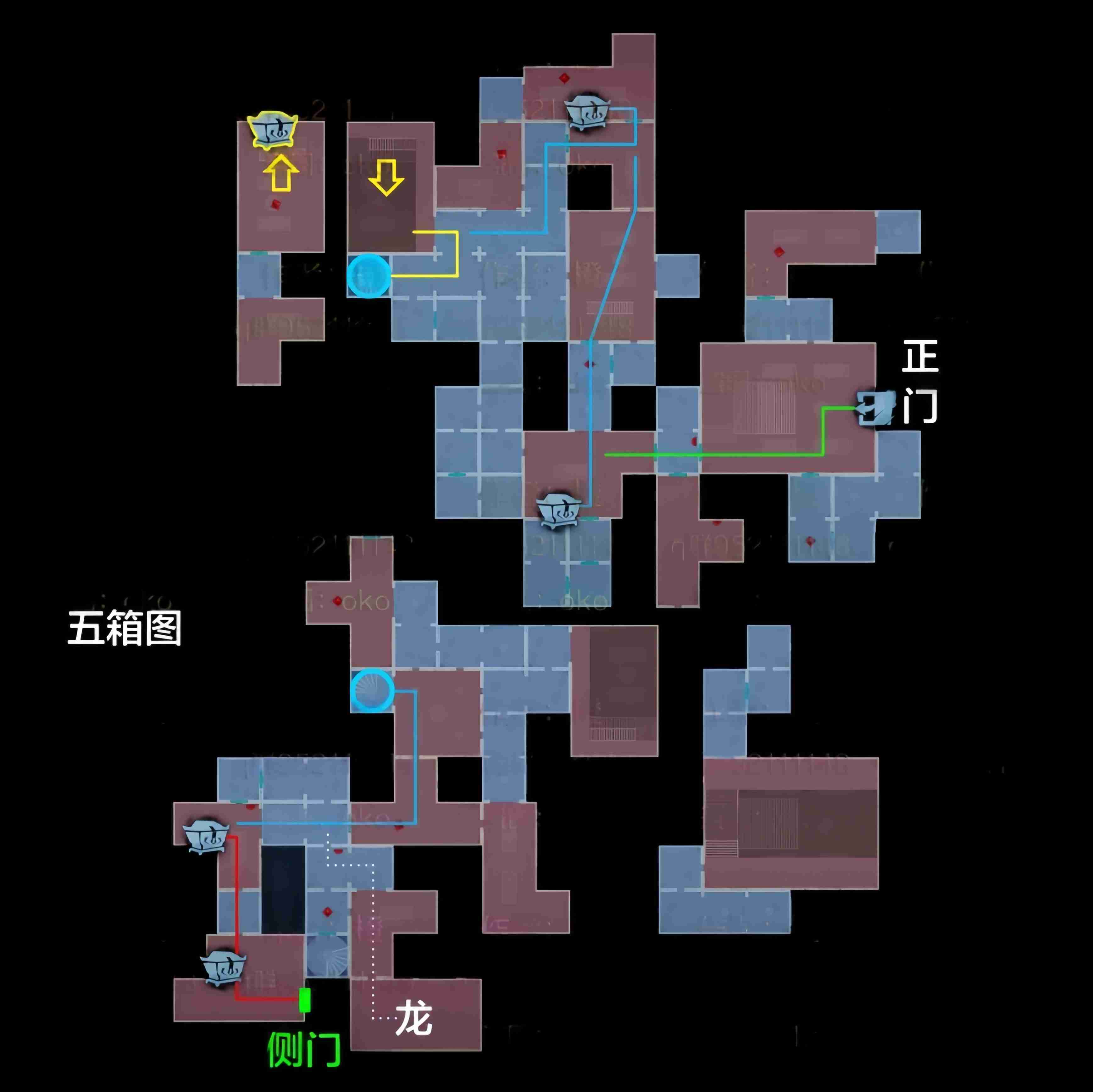 超自然行动组精绝古城极限┛型全地图小抄