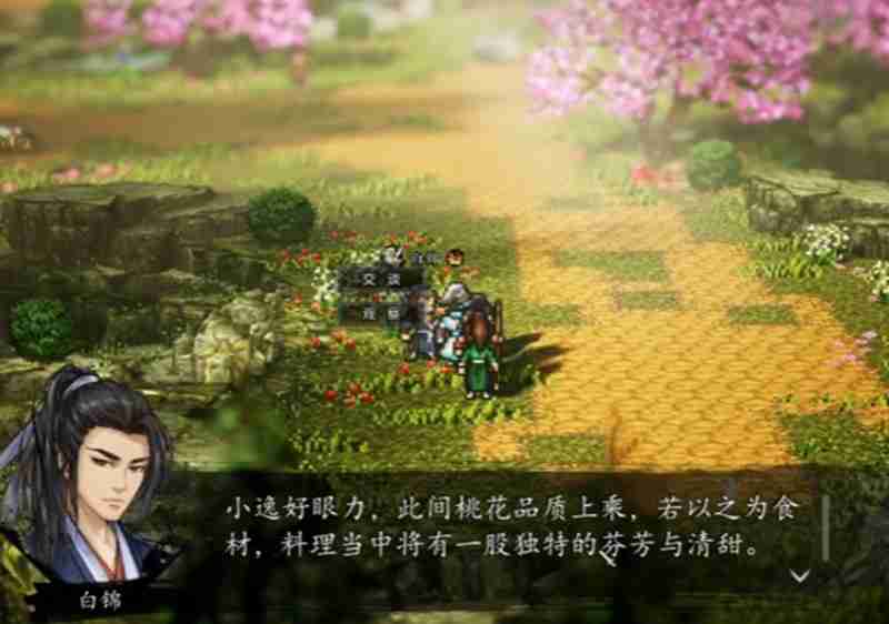 逸剑风云决白锦支线怎么触发 白锦任务流程详细攻略