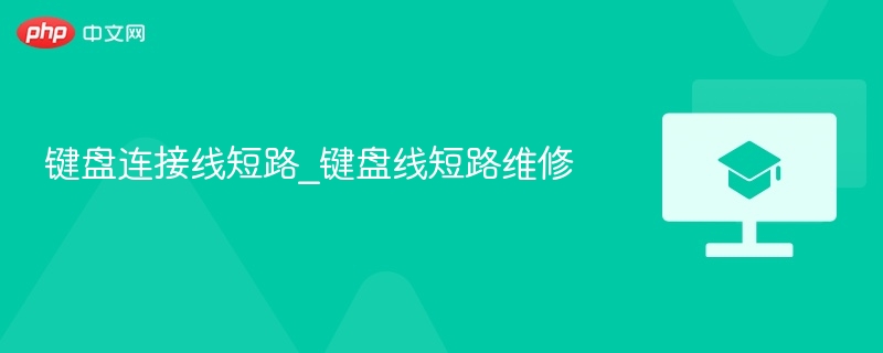 键盘连接线短路_键盘线短路维修