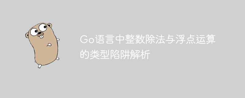 Go语言整数除法与浮点陷阱解析