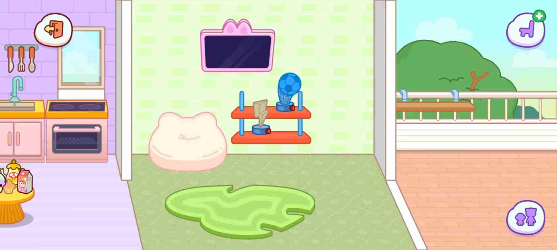 《汤姆猫小镇》安吉拉公寓装修方案