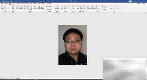 Word制作1寸蓝底照片