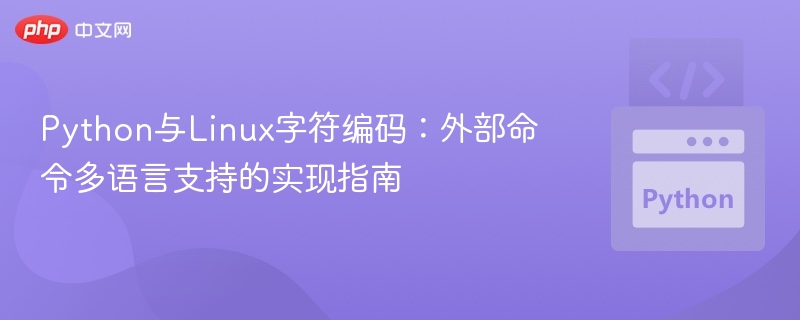 Python与Linux编码：多语言支持实现指南