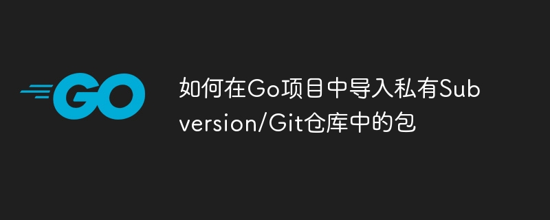 Go项目导入私有仓库包方法详解