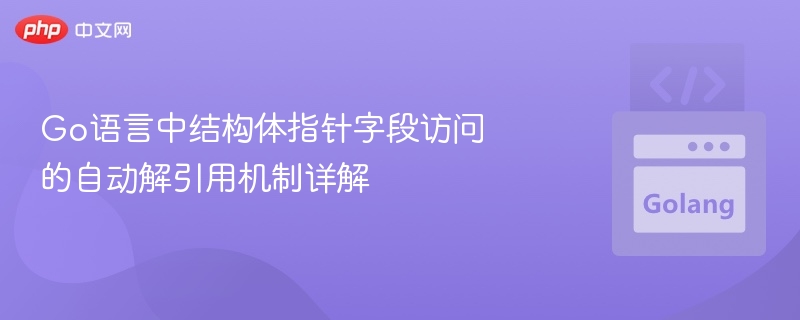 Go结构体指针字段访问机制解析