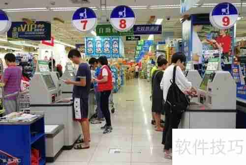 收银系统指导店铺路线科学设计