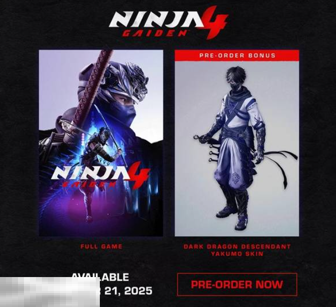 忍者龙剑传4豪华版奖励有什么 标准版和豪华版预购内容介绍