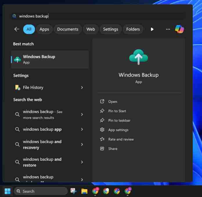 “Windows 备份”应用程序可以隐藏无法卸载：有个小方法！