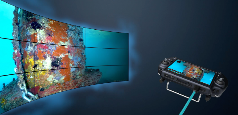 掌中视界,一触即达|鳍源水下机器人Q-iRC行业带屏遥控器正式发布!