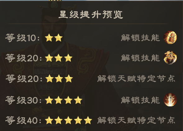 偃武武将养成系统简析