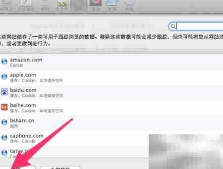Safari清除Cookies方法
