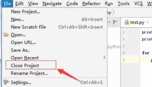 pycharm怎么关闭项目-pycharm关闭项目的方法