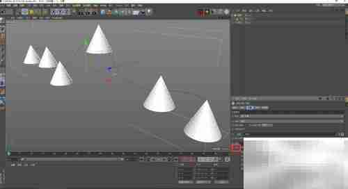 C4D克隆样条应用技巧