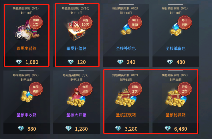 《零度曙光》氪金推荐