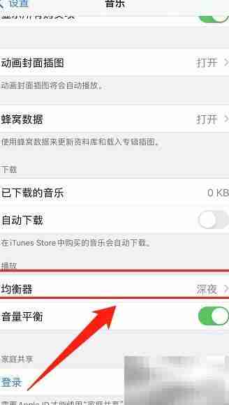 iPhone音乐播放音效设置指南