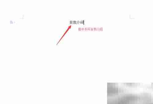 自我介绍范本:简洁版