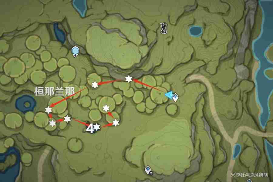 原神帕蒂沙兰全收集路线