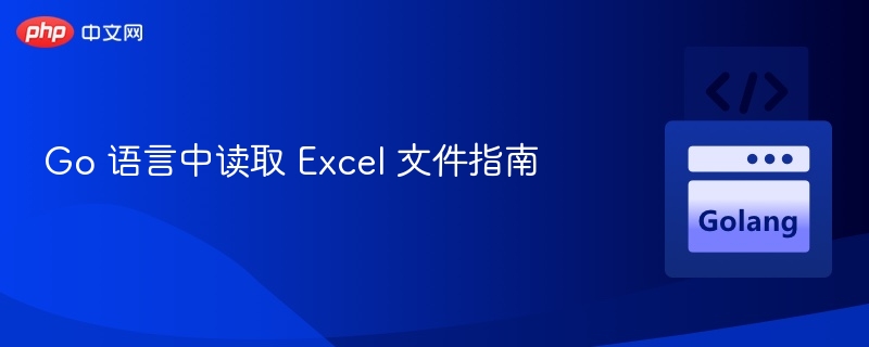 Go 语言读取 Excel 文件方法详解