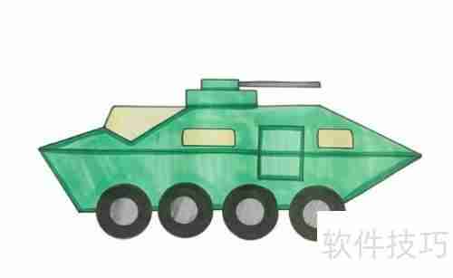 特警战车绘制指南：步骤与技巧