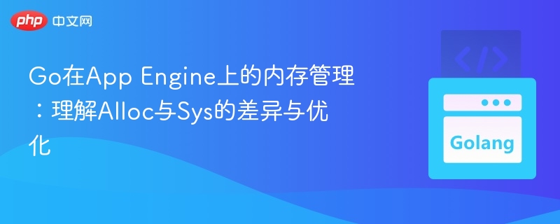 Go在App Engine内存管理：Alloc与Sys区别解析