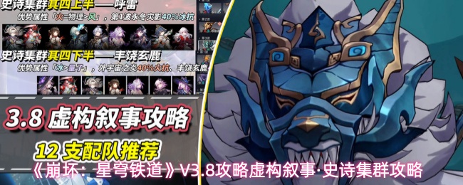 《崩坏:星穹铁道》V3.8攻略虚构叙事·史诗集群攻略